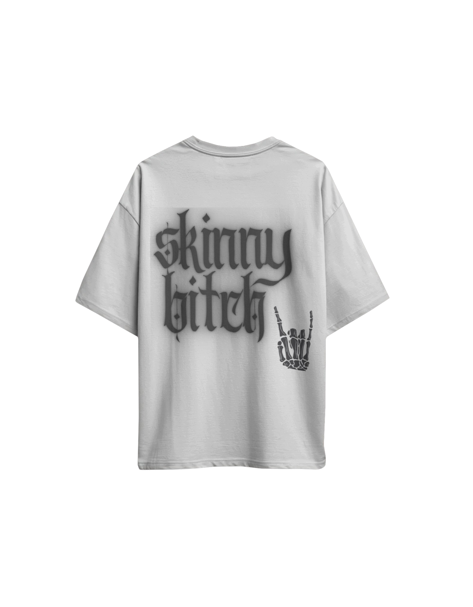 SKINNY BITCH WHITE OS TEE