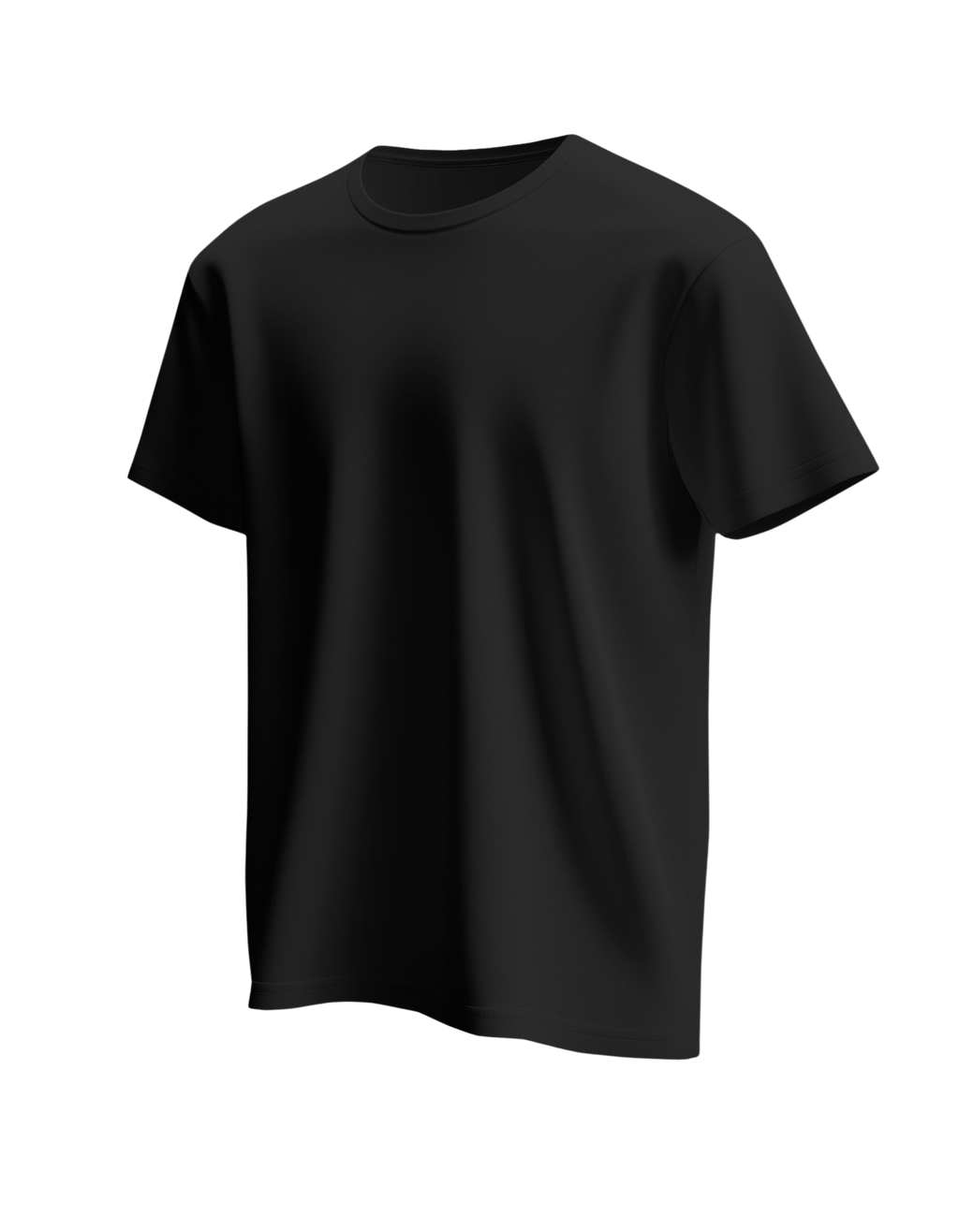 CLASSIC PLAIN BLACK TEE