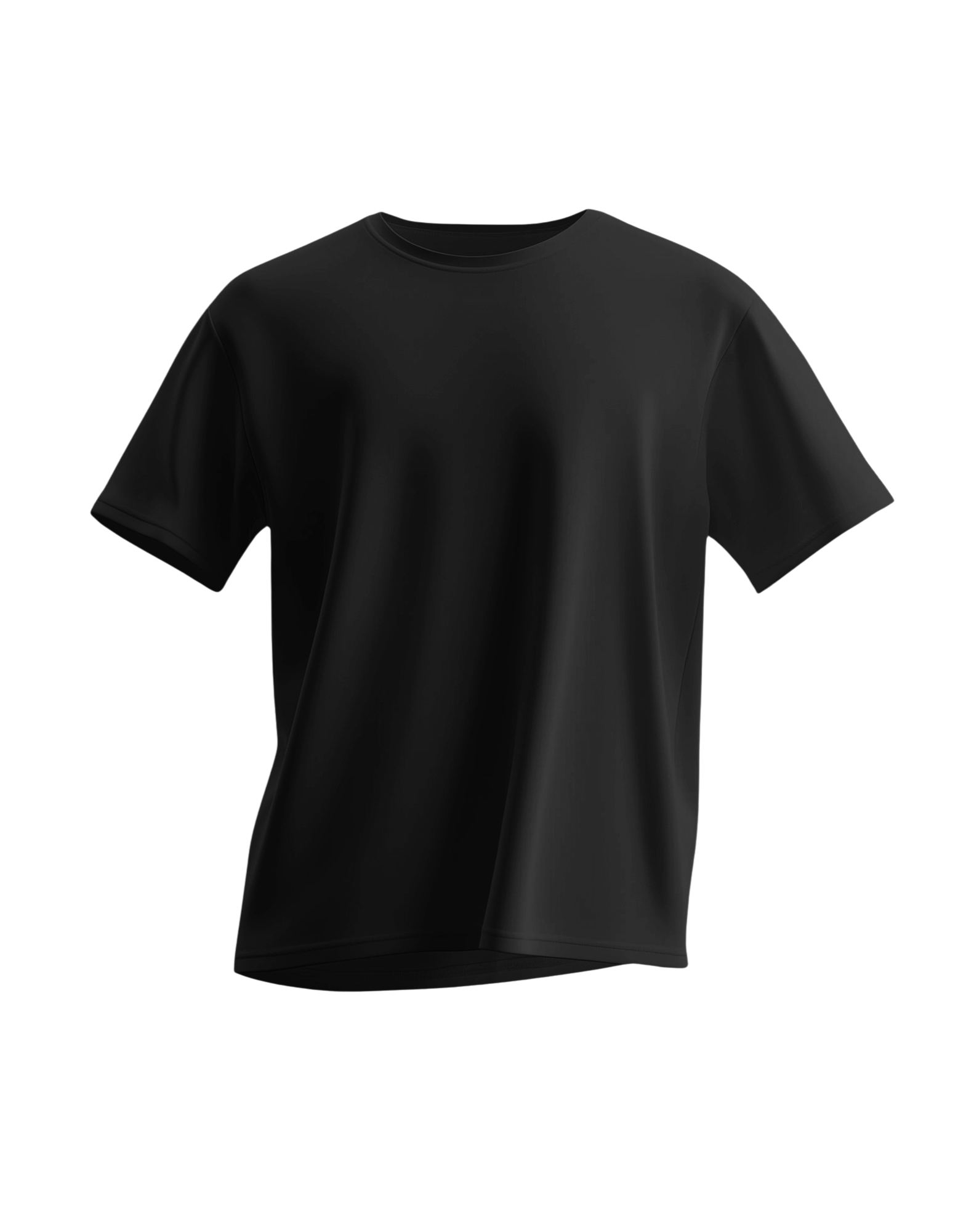 CLASSIC PLAIN BLACK TEE