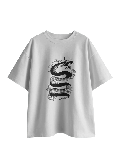WHITE OVERSIZED TEE