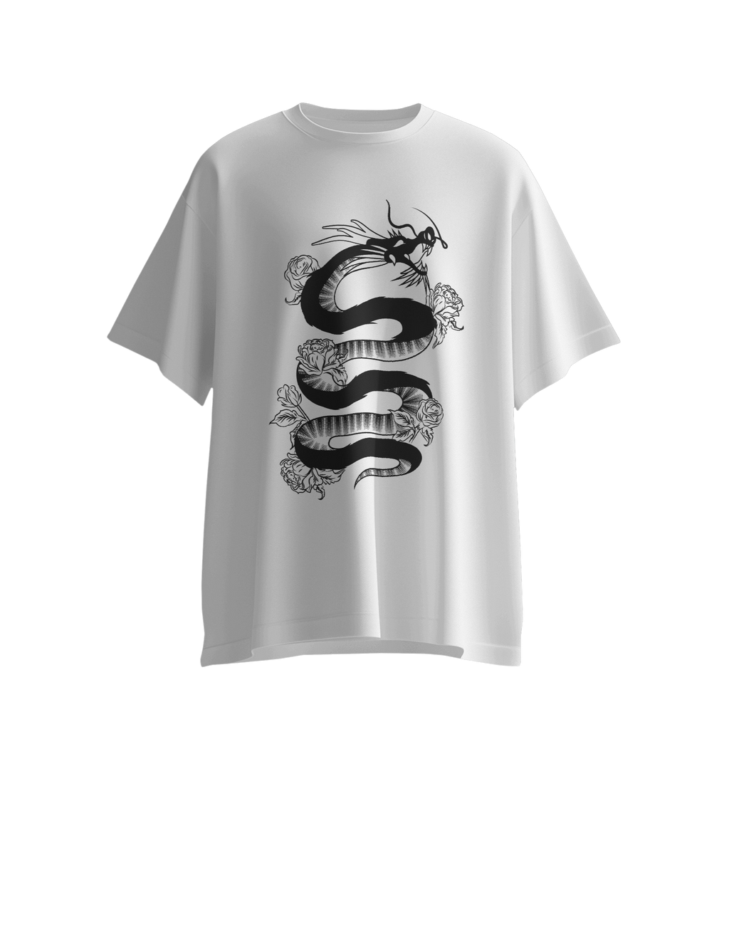 WHITE OVERSIZED TEE