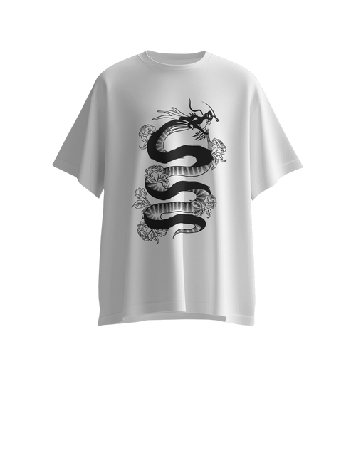 WHITE OVERSIZED TEE
