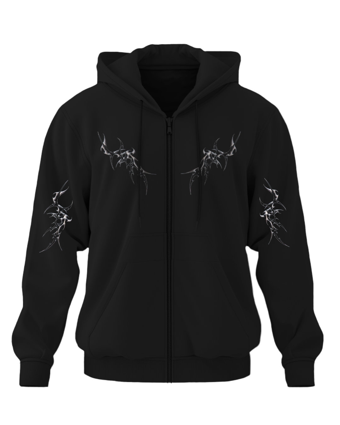 BLACK Y2K UNISEX HOODIE