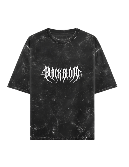 Unisex Acid Washed Oversized Tee