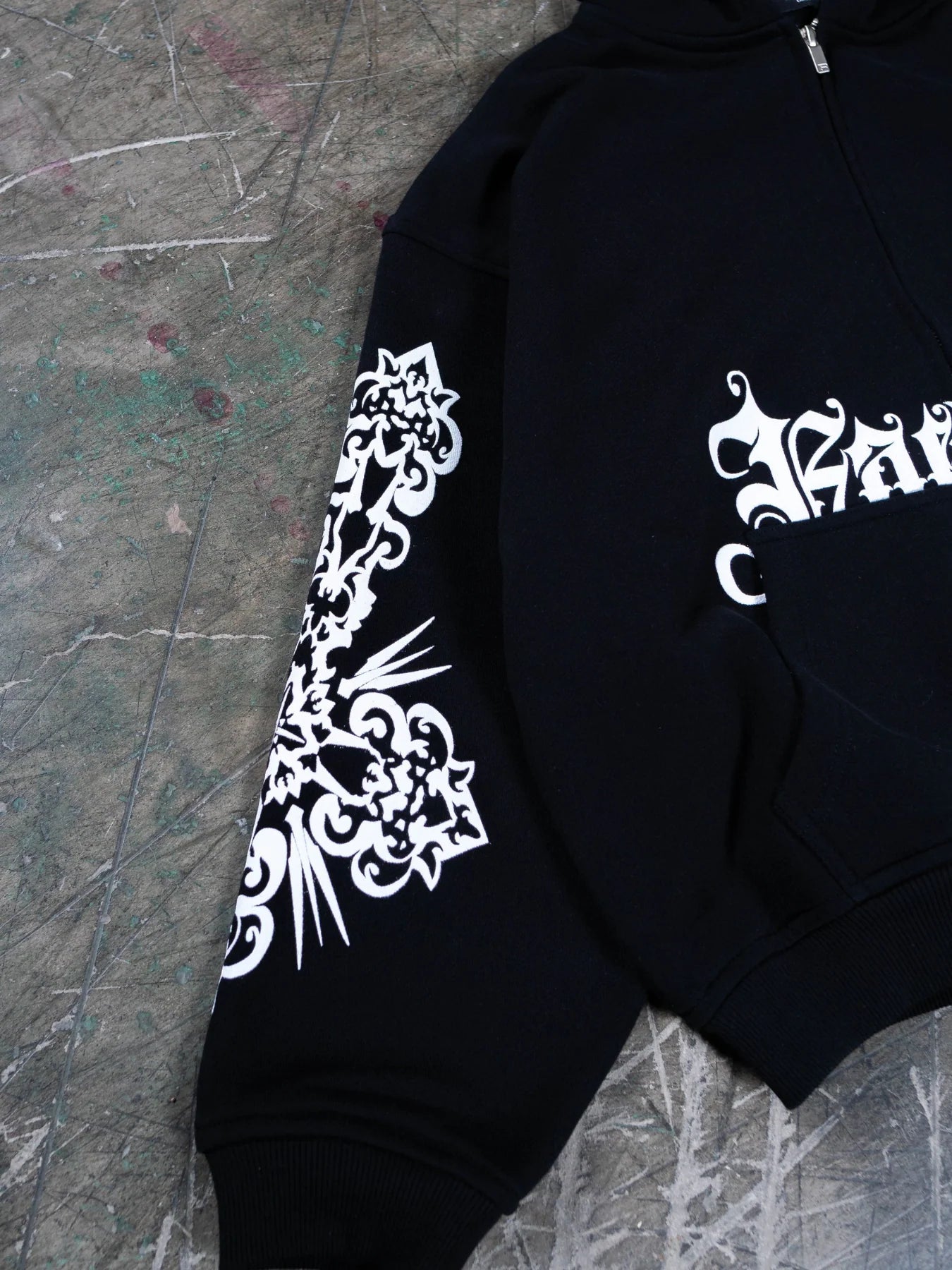 BLOODLINE ZIP UNISEX HOODIE