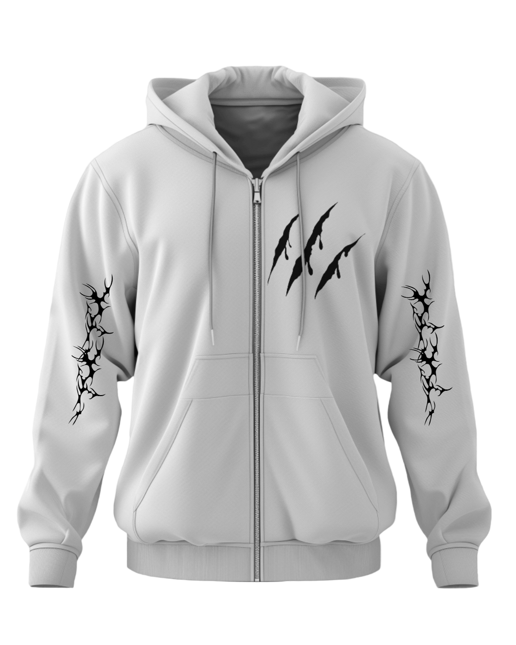 WHITE Y2K UNISEX HOODIE