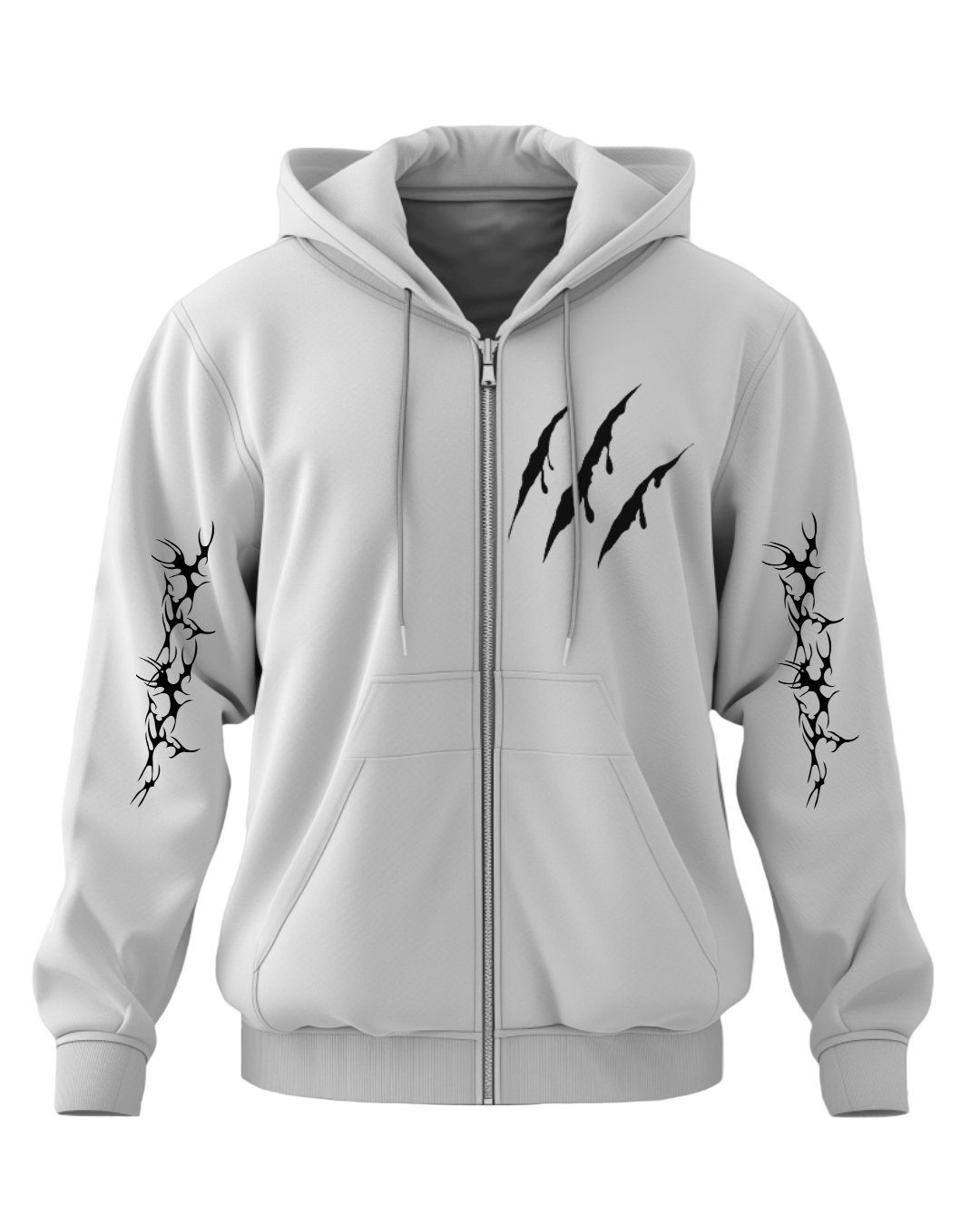 WHITE Y2K UNISEX HOODIE