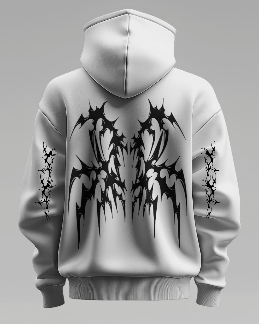 WHITE Y2K UNISEX HOODIE