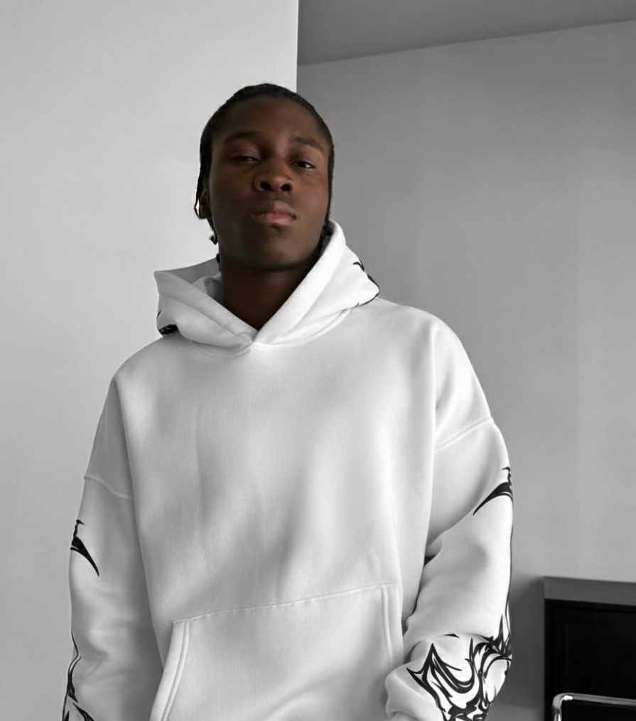 WHITE FANG UNISEX HOODIE